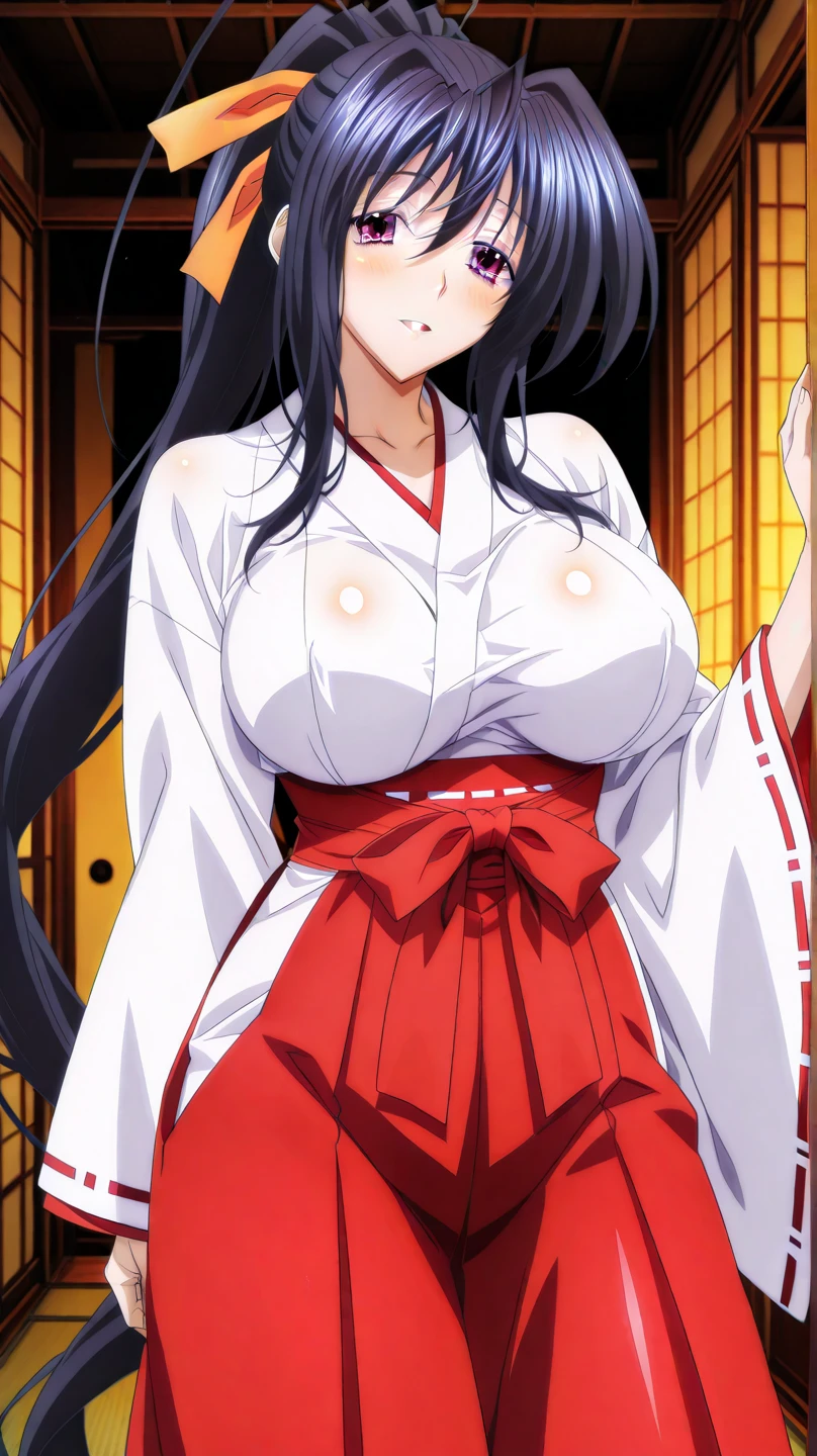 Beautiful 15 year old Chinese Kung Fu girl princess with long black hair　Gorgeous embroidery, Ultra glossy, She is wearing shiny red long sleeve floral pajamas....　She is forced to embrace an old man in front of her lover.　Intense foreplay　Fluid spurting from her nipples　The old man licks her breasts