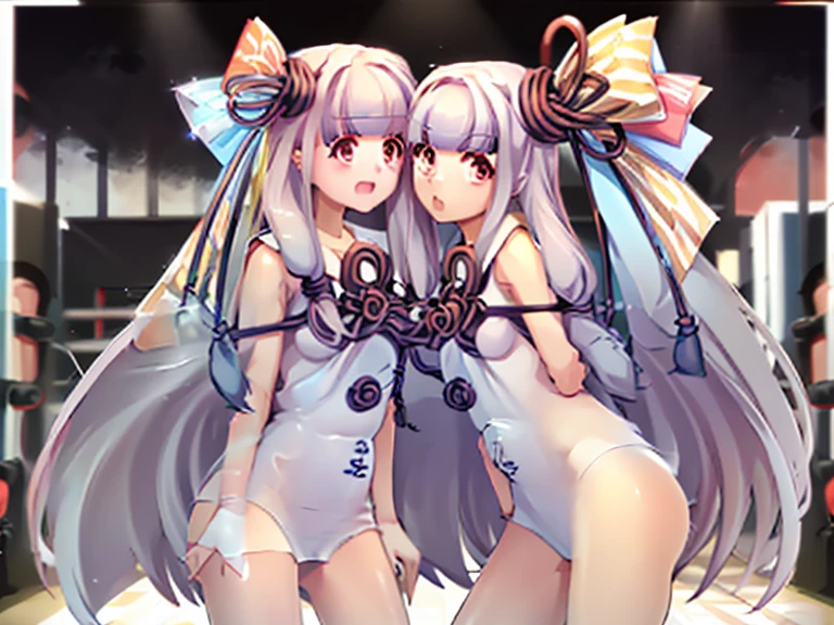 (a lot of extra limb), (Extra Arms), extra legs , multiple heads,((((3 heads:1.5)))), Cat ear,extra breasts under breasts, multiple legs, Shrine priestess costume, wolf ears ,fox ears, multiple legs, multiple arms, masterpiece, highest quality , {Multiple people} , (human limbs grow on tentacles ), Scylla with too many slime tentacle limbs , extra eyes, extra ears, too many extra body parts, extra body , extra heads ,conjoined twins ,twintails, tentacle hair, a lot of extra limbs grow on slime tentacle, chaos shape girl, mutation ,parasitic girl’s body ,green hair , slime tentacle hair , golden eyes , extra torso on tentacle legs, multiple girls fuse tentacles , a lot of humanoid arms grow on tentacle arms , more arms, more legs, more heads, more little girls, multiple torso, more limbs , surprised expression, extra limbs fuse tentacle , melting limbs , extra breasts , skin fang, naughty, crazy, demon horns, mismatched pupils, anime style, 8k, super detail, textured skin, anatomically incorrect anarchy body, multiple extra body on torso with extra arms,multiple heads on head with tentacle arms, branched body, branched tentacles , a lot of tentacle arms grow on whole body, Hekatoncheir , severed torso, tentacled vagina, small breast, she is unable to move body freely, Tentacle arms that move on their own, A girl raped by her own body that moves on its own, girl fondling her own breasts, no pants , ruled by an extra head, controlled by tentacle monster, girl fused mythical creatures, green tentacles, The extra head with extra arms is the main body, Replacement, Embrace your extra head, extra torso , a girl being parasitized by a tentacle girl’s body ,a girl assimilate into tentacles , body being invaded by tentacles, A five-year-old girl with tentacles fused together, tentacle legs coming out of vagina , futanari penis growing on vagina, Mind control, tentacle girl absorbed by slime girl, amorphous monster girl, crotchhead , tentacle slime shapeshifter