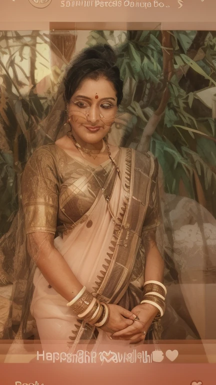 Indian woman masterpiece, best quality, ultra-detailed, (warm hue, warm tone: 1.2), wearing colorful saree big hook blouse, 20 years old, (((big tits1.8))),((Huge breasts 1.6)),(((Plump body 1.8))), (Indian instagram photo, Wearing hook blouse closeup face photo of 23 y.o Chloe in kebaya, Red Lipstick, sensual Lipstick, Sensational Make Up, cleavage, pale skin, (smile:0.4), hard shadows, White G-STRING, bright lighting