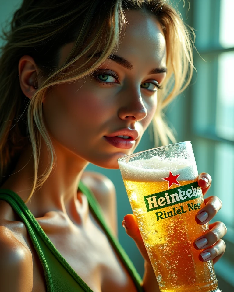 nsfw, photorealistic girl, beautiful detailed eyes, beautiful detailed lips, extremely detailed face, long eyelashes, curly hair, pussy focus, mountain view, epic sunset, insertion pussy beer bottle inserting a beer bottle halfway into her pussy , man with big dick, 8k, high quality, realistic, cinematic lighting, dramatic colors