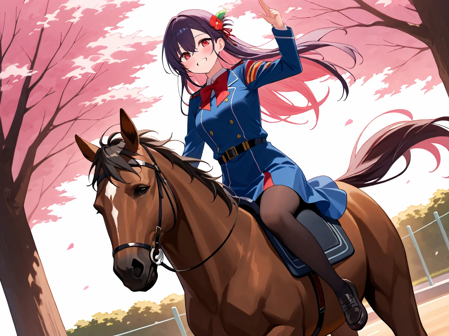 Snow White comes running from the depths of the forest、galloping through the forest、run as if running away、A face full of fear、With a screaming face、Sweating profusely、Rutted forest road、The character descriptions are small, Prioritize forest size.