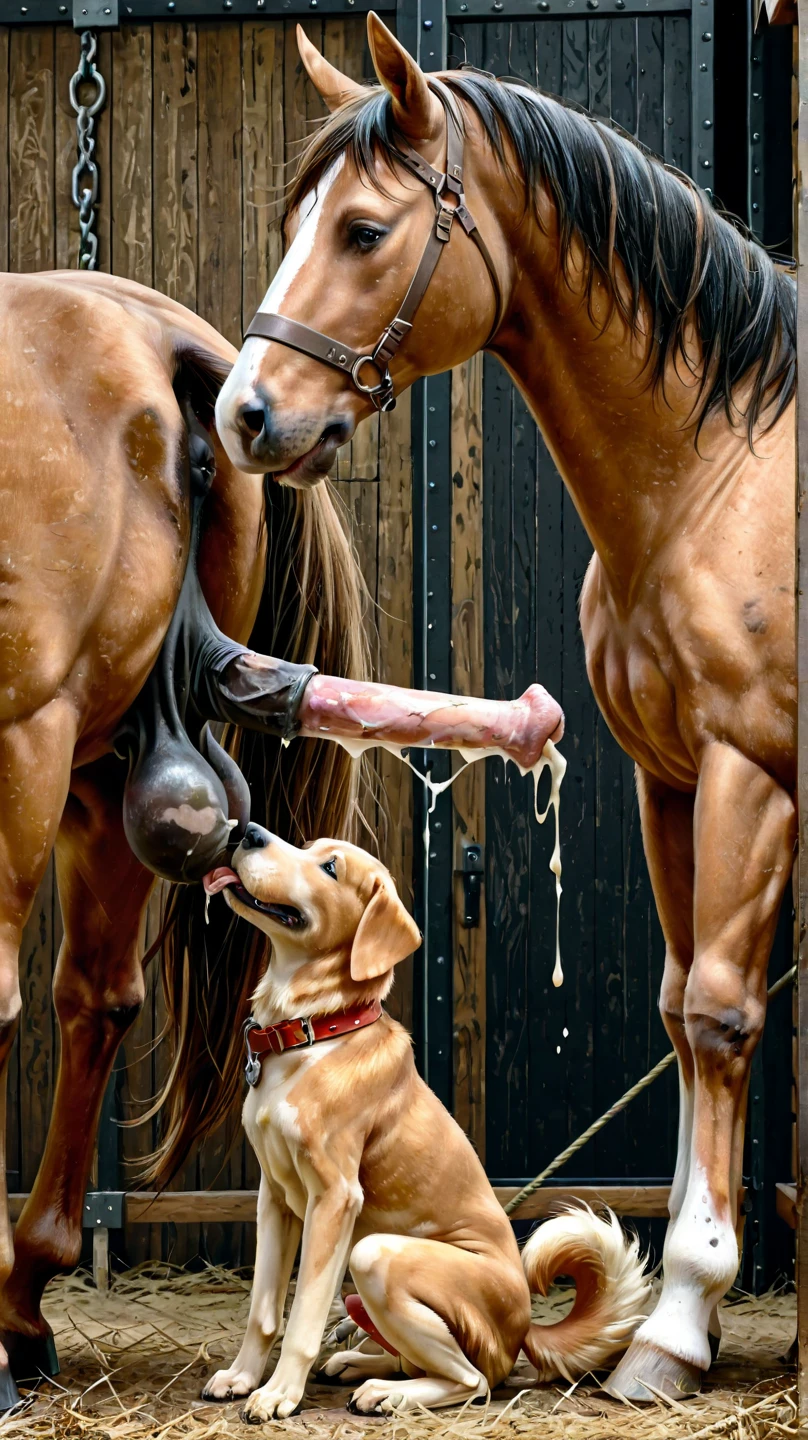 Cute boy, pregnant, boy pregnant with horse, boy pregnant, nude, horse dick, horse balls, cum, creampie anal, human dick, anal, full pregnancy, milking