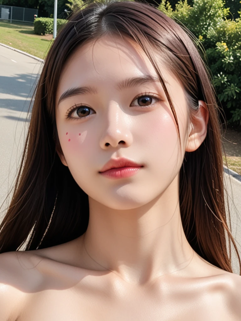 masterpiece, best quality, high quality, High definition, High quality texture, High quality shadow, high detail, beautiful detailed, finely detailed, extremely detailed cg, detailed texture, a realistic representation of the face, realistic, colorful, delicate, sharp focus, (intricate details, makeup, PureErosFace_V1:0.5), (detailed beautiful delicate face, detailed beautiful delicate eyes, a face of perfect proportion, high detailed skin, detailed skin, best ratio four finger and one thumb, skiny and thin:1.3), 1girl, 17 years old, tall, (smooth_abs:1.55), (abs:0.5), pretty, masterpiece, highres, (long_skinny_legs), (straight_legs), (skinny_waist), (((fair skin))), white skin, (((pale skin))), no clothes, (naked body), (naked ass), standing legs apart, looking at viewer, pink sports shoes, glasses, (Emma_watson), big_breast, (((Caucasian))), Light long hair, pink and white, sakura leaves, (nsfw:1.5)