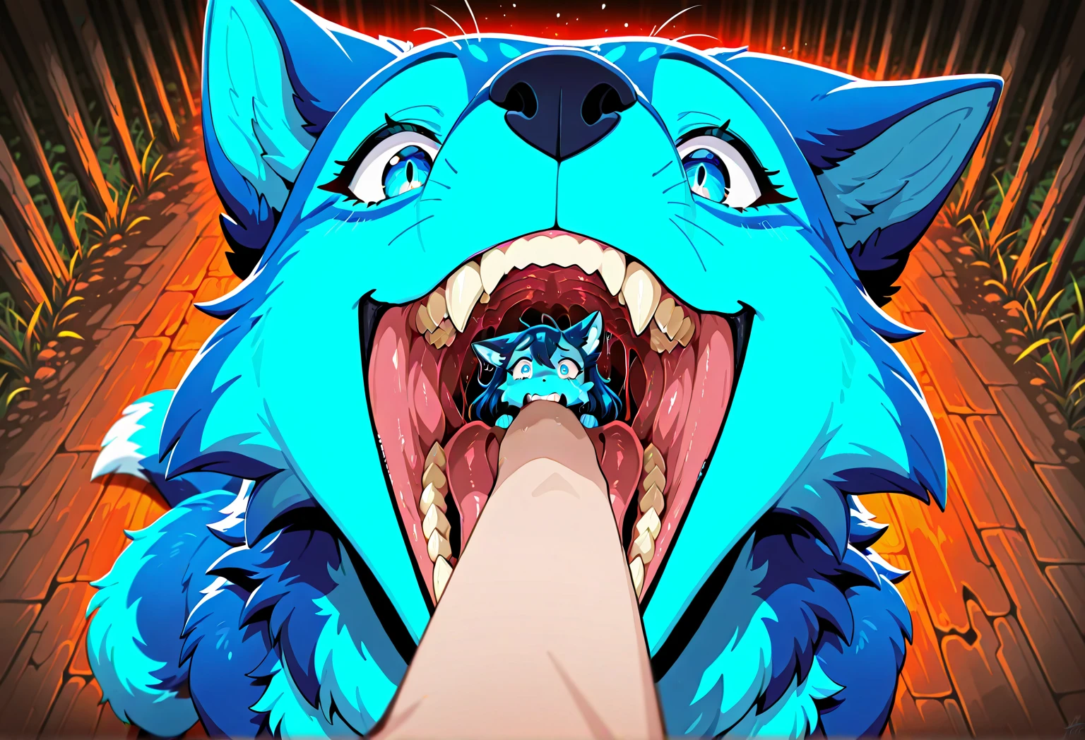 (feral gryphon gilda), human male, score_9, score_8_up, dream prompt:score_9, beautiful, detailed cute face, blushing, shocked expression, reverse cowgirl position, looking surprised, looking back, crying, grabbing butt, looking down, ponyville, male/female, after sex, crying, aftersex, hyper gaping vagina, leaking, leaking vagina, cum, impregnation, screaming, sobbing, ((closed eyes)), gaping, huge penis, cum on feet, saliva, pov, spreading vagina, spread pussy