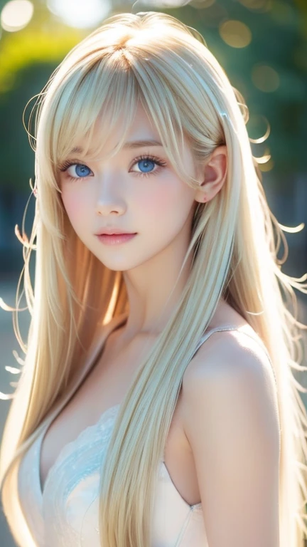 The highest beauty of splendor、Clear white glossy skin、Wind blonde gets in the way in front of a cute face、Sexy big 20 year old cute beautiful blonde girl、Sexy little beautiful face、Shiny light straight blonde hair、Bangs dancing in front of cute beautiful face、Long silky bangs covering sparkling pale bright white light blue eyes,,、very big eyes、Super long blonde hair that hides her sexy face、Sexy cute young woman、Super Long Natural Blonde Shiny Light Hair、Small face beauty、bright expression、Glossy skin、Teak Gloss、Hair Play