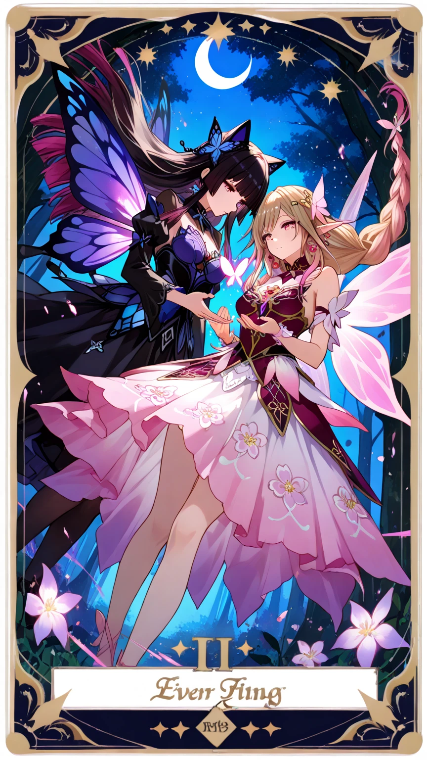 amazing women, strong arm, masterpiece, buff, fairy wings, frog tattoo, magic wand, wizard hat, vampire teeth, potion bottle, asking for hug, high heel shoes, arms open, pink hair, gentle smile, curly hair, red eyes, pretty face, ugly feet