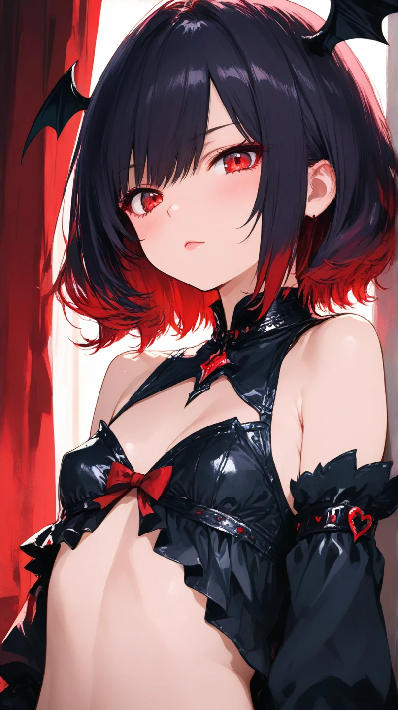 masutepiece, Best Quality, Vampire Queen, tusk, grin, Adult Woman, (Portrait:0.8),