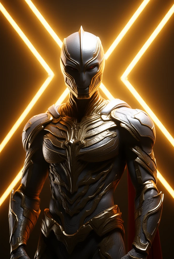 Movie scene, close-up shot of Black Megaforce Ranger from Power Rangers, distorted space, distorted undead in the background, lens flares, light shafts, intricate details, high detailed, volumetric lighting, 4k rendering, stock photo, hyperrealistic, realistic textures, dramatic lighting, Unreal Engine
