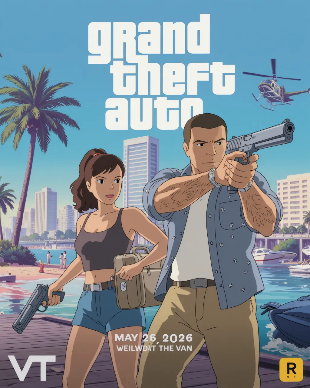 GTA VI x Studio Ghibli 