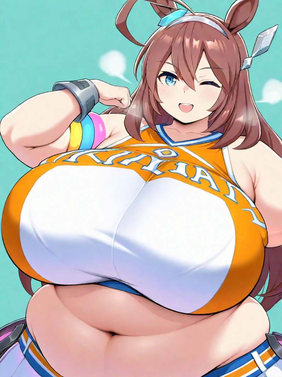 One girl,Huge Breasts, Have, White Background, Both sides up, bra,underwear,{{{Plump, thick thighs}}},{{{Knee-high socks}}},Sexy pose,Happy,Huge Ass,Yellow Eyes,