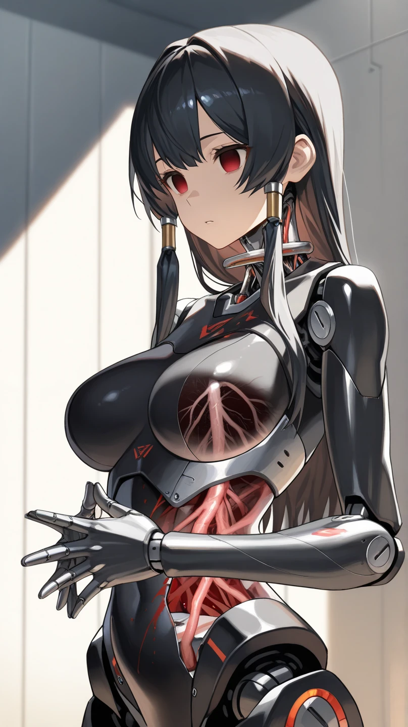  (best quality,4k,8k,highres,masterpiece:1.2),ultra-detailed,(realistic,photorealistic,photo-realistic:1.37),beautiful girl,long straight black hair,fit,

ultra-detailed armpit,beautiful detailed sweat pores,smooth skin texture,meticulously rendered,

(sleeveless purple bodysuit, glowing white linings), (steamy armpits:1.2), ((grabbing breast)), long nipples, orgasm face, wet

white hair, red eyes,