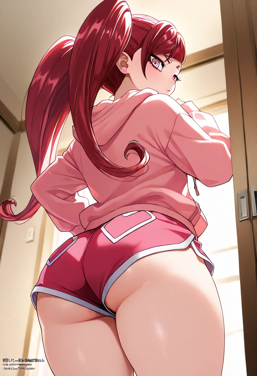 masterpiece, highest quality, super detailed, ultra high resolution, realistic, 4k, 8k, highest quality, masterpiece, best image quality, Super detailed, ultra high resolutionolution, realistic描写, anime, comics, Takagi-san is good at teasing, Takagi-san, 1 girl, alone, full body shot, brown hair, black eye, long eyelashes, thick eyelashes, looking at the viewer, smile, Highly detailed art buds, angle from below, full body shot, Kushart Krenz Key Art Feminine, official artwork, 詳細なanime原画, WLOP and Sakimichan, high detailed official artwork, きれいな詳細なanimeアート, 滑らかなanimeCGアート, complete art, Epic light novel art cover, | ファインディテールanime, Rear view, look at the audience, huge waist, buckshot, Rear view, crawling posture, look over your shoulder, back pose, on the bed, backwards pose, show me your butt, stick out your butt, buttocks emphasis, raise your butt, realistic skin, shiny skin, shiny skin, professional lighting, sweaty feet, seductive pose, NSFW, NSFW NAKED, full body shot, young face, cute face, big breasts, slender body shape, Highly detailed face and skin texture, fine eyes, double eyelid, Whitening skin, Body Gloss, giggle, dynamite body, sexy, pink cheeks,