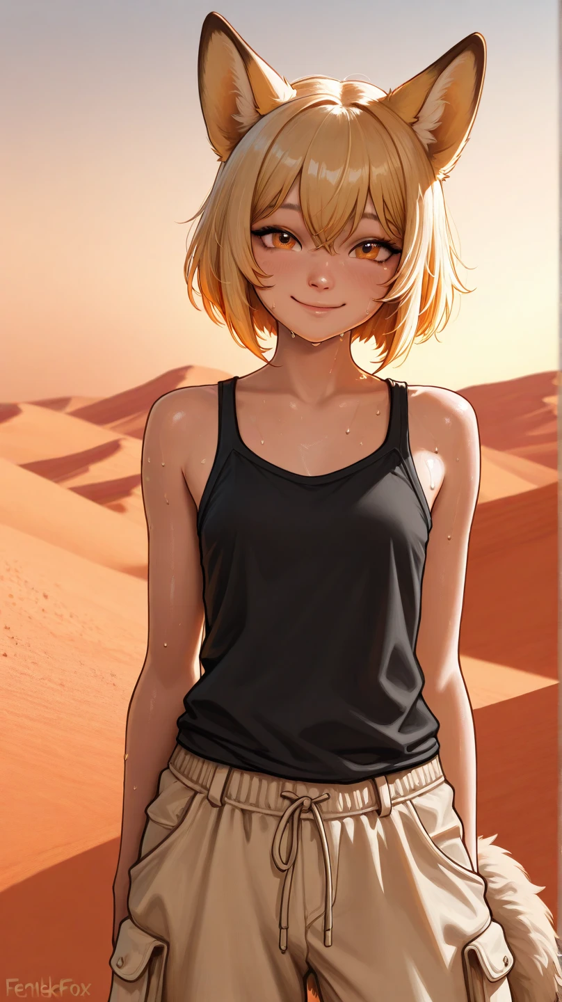 riley fairfeather, masterpiece, best quality, outdoors, 1girl, solo, 1girl, solo, nose piercing, green hair, piercing, undercut, swimsuit, micro bikini, choker, freckles, unbuttoned dress shirt, breasts, full body, short hair, black hair, multicolored hair, midriff, no shoes, two-tone hair, purple eyes, looking at viewer, blush, hands behind back, ear piercing, small breasts, no shoes, nose blush, dark-skinned female, medium breasts, standing, tan, dark skin