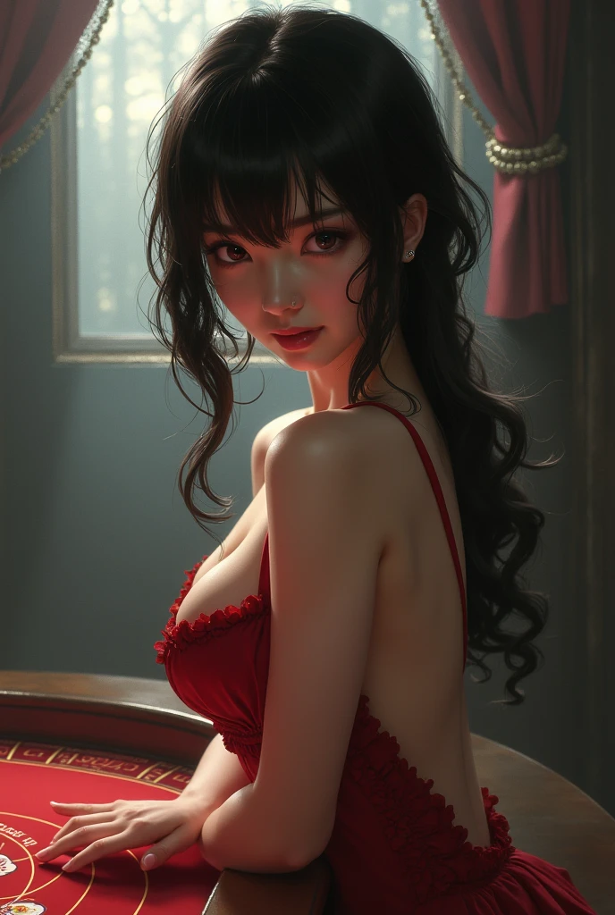 a matural female，Half chest，scowling，4k，A high resolution，tmasterpiece，best qualtiy，Clear focus，（电影灯光），鎖骨，[:(detail in face:1.2:0.2]，Pure desire --auto