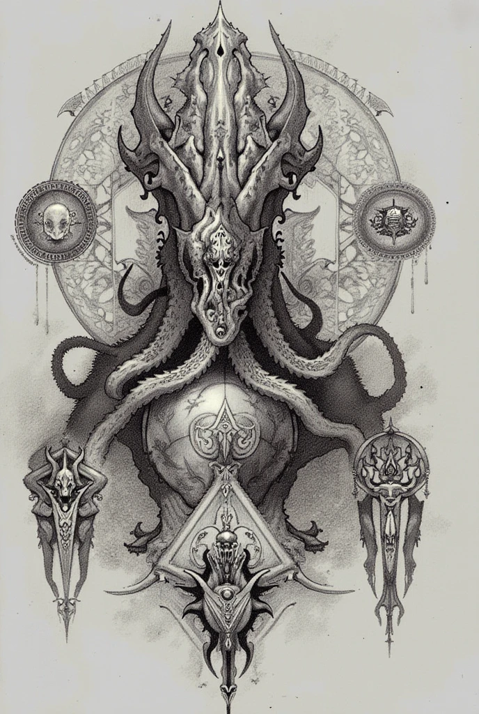 (medieval surreal tFariaô style), (Fariate's face sculpted with unique details), bruxa da idade das trevas, cabelos brancos, olhos amFariaelos, olhFaria escuro, rosto extremamente atraente, super detalhado, rico em detalhes, vivid colors, ( Elementos 5D), Arte composta, dramatic colors, (cFariata style of tFariaô), (PFariate superior sem moldura), Mystical elements, fire, Terra, water, Faria, (Efeitos 5D), (Surrealista) (Estilo Dan Mumfaord) atimosfera de fantasia sombria (Estilo Lovecraft)