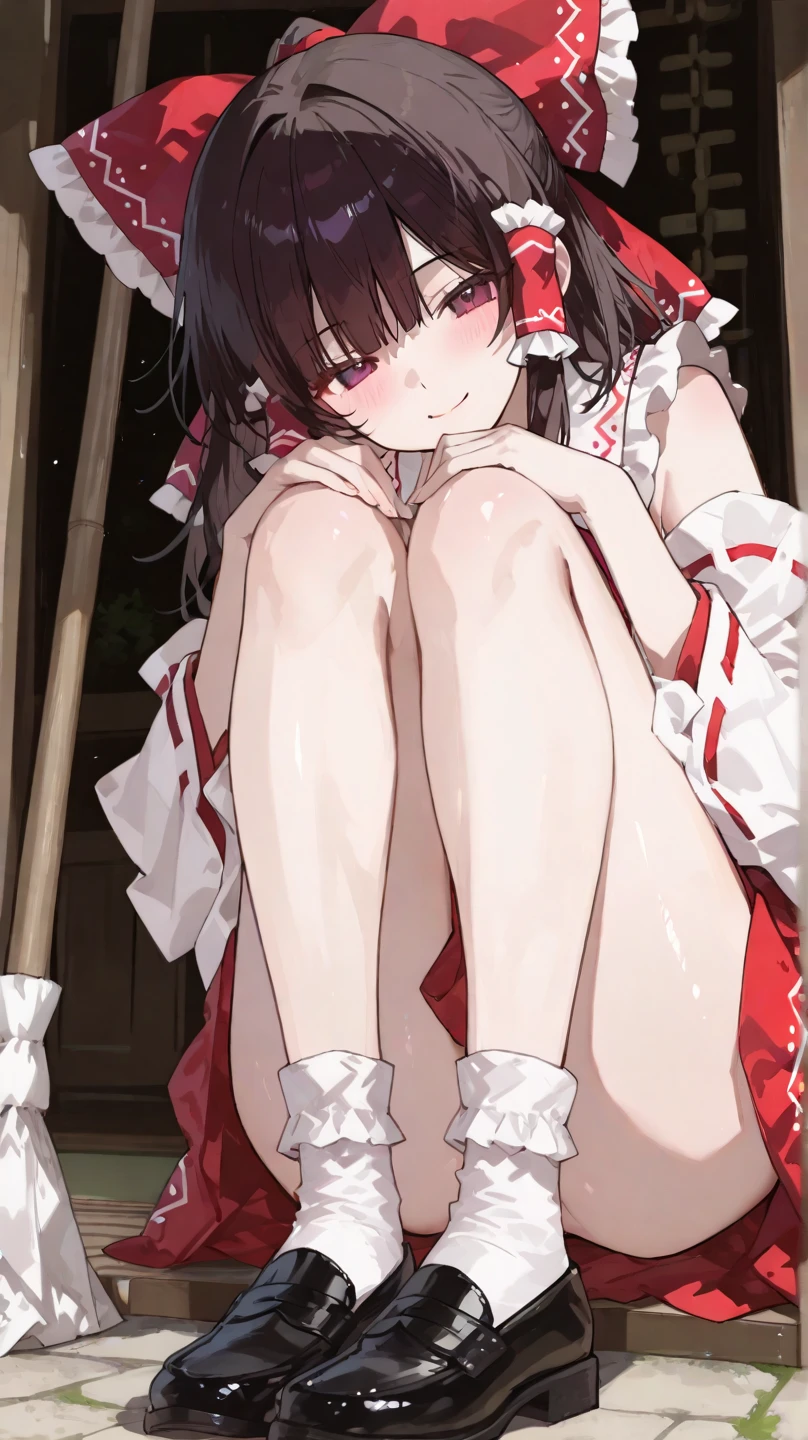 anime artwork, score_9, score_8_up, score_7_up, score_6_up, score_5_up, score_4_up,sparkle \(honkai: star rail\),1girl, twintails, black hair, small breasts, red eyes, red eyeshadow, fox mask, , , , , she is 24 years old, , ,horny, style_3, floox style, . She has fluorescent pink eyes with tiny black dots under each of her eyes.. naked, , naughty smile, , towel wrapped around body, sit in sofa, leaning on back, grey background, thick thighs, naked towel, , spread legs, pussy, see-through , female masturbation