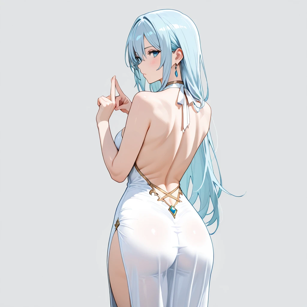 8K, 4K, Best Quality, High resolution: 1.2), (Masteristic, Realistic, Photoreal: 1.4), Two Women, In twins, Beautiful face, she is smiling、Shining Lipin Eyes, Beholder, Fair skin, White skin: 1.5), fine complexion, full body Esbian,, Big, Big, ridiculously long hair, Sky blue hair color、Bangs, Hair ornaments, with two sides up,, 年轻, White T-back、s asack-view、お尻に食い込むWhite T-back、She just wears a thong in return、big butts、Long tights、Colossal tits、H-cup、Exposed nipples、Horns are growing、It emphasizes your butt、she is the devil、Wings are growing from my back、full of sweat、Tied with a rope