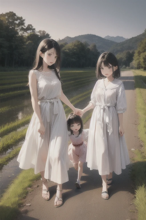 highest quality，masterpiece，超A high resolution，Perfect Anatomy,（Faithfulness：1.4），RAW Photos，smile，Children of short-haired boys，Woman with long hair and 2 year old boy with short hair，a woman and small boy, Mom and short-haired son,Gorgeous Mother And Smiley Boy,（Big tree々Parks with）(((Big treeの後ろに隠れている母)))、(hide and seek）Cowboy Shot,Cinema Lighting，Fashion model parents，Adorable，, (Browsing Caution:1.2)、(Black-haired baby looking for his mother)、(Long-haired mom and short-haired son)、（A mother in a maroon jacket and a son in a bamboo-colored jacket）