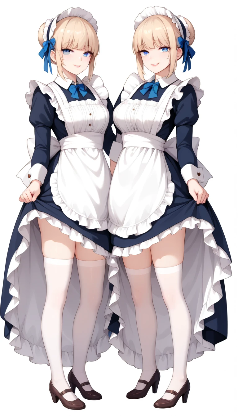 Photos taken by professional photographers,Live Action,4K、Two women in maid clothes, anime maids riding early tanks, Artorian Pendragon, anime style like fate/Stay Night, Fate Grand Order, maid clothes, Ecchi anime style, characters from azur lane, Ecchi style, full body commission for, small curvy loli, Ecchi, anime girls in maid costumes