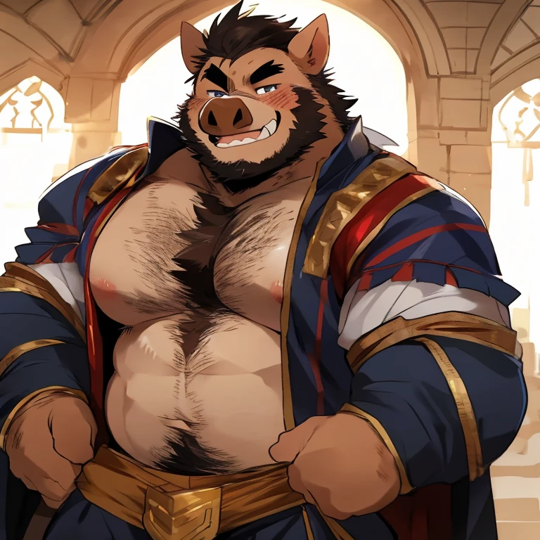 (by darkgem, by honovy, by by null-ghost, by nextel), male, american black bear, bear, black bear, ursine, tharsix, presenting penis, humanoid penis, erection, foreskin, genital fluids, musclegut, front view, scars, coliseum, roman, arena, night, moonlight, clothed, armor, bracers, gloves