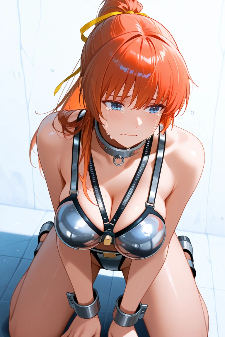 Multiple penis ejaculations,Slender and sexy woman,,deep throat ,Black thigh-high boots,Beige jean shorts,Public toilets,Her arms are chained behind her back,,Multiple men,Put your hands behind your back,A lot of semen,rape,Sex,Creampie,ponytail,profile,