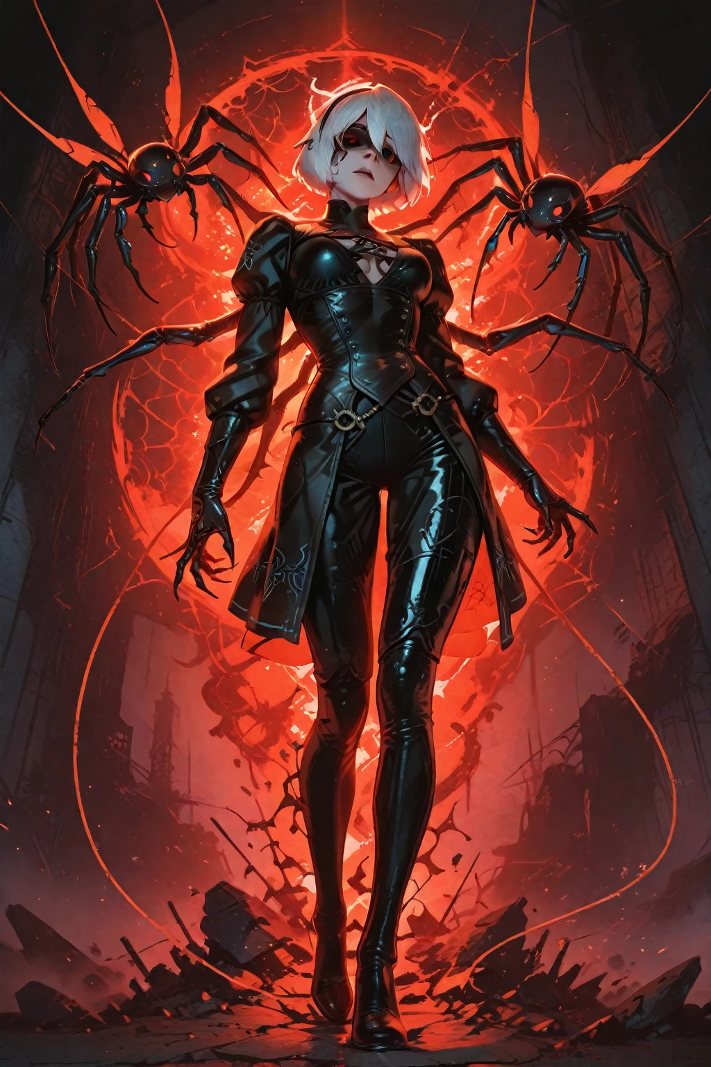 I leave it to your imagination. Beyond the grave and death, in a limbo where there is neither god nor demon, Inspired by H.R.Giger
