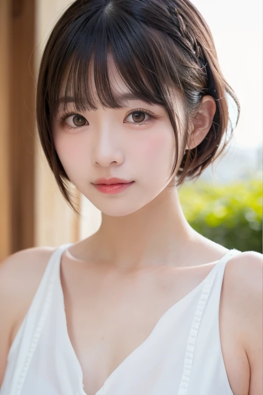 (SFW:1.8、masterpiece, 最高quality),photorealistic realism, 32k, quality, (非常に不条理なquality, Very detailedな詳細, Super Resolution, Crisp and sharp focus, Not blurry, Realisticな茶色_eye), ((Perfect darkness_eyehadows:1.45)), (Very detailed, Beautiful little nose:1.2), (Perfect composition), (Upper Bodyショット), (彼女のFace close-up), Beautiful cheekbones, double eyelid, Digital SLR, 最高qualityのソフト照明,(1 girl, alone, hyper Realistic, Realistic,Realistic, Looking at the audience, 明るい青緑色のeye:1.4,Brunette Short Bob Hair with highly detailed shiny hair, Very delicate and beautiful brightly colored clothing:1.4, Lepangas:1.4), Upper Body、big chest eye、eyelash、{Hugeな|big chest|Hugeなな|Mega} whole :2, chestの谷間:2、(((Beautiful and cute bangs:2、Jet Black Hair:2、eyeにハイライトを加える:1.4、big chest eye、Short Bob Hair、Glowing Skin:1.4、Looking at the audience、She is very 美しい and cute、Show me your ears、Beautiful long neck、smile、Please smile with your teeth showing、Bangs and beautiful teeth)))、Ideal body type、((school uniform、uniform, blazer、School teacher、Background in front of the school gate、Beautiful cherry blossom tree background))、Beautiful long neck:1.4、(({Huge|big|Hugeな|Mega} chest, chestの谷間:2))、(((Portraiture:2、Face close-up:2、chestのクローズアップ:2)))、((Transparency、clear、Transparent beauty、Gloss))、Perfect Anatomy、((縦長のPortraiture, Attractive woman)), (((The whole body is visible))),