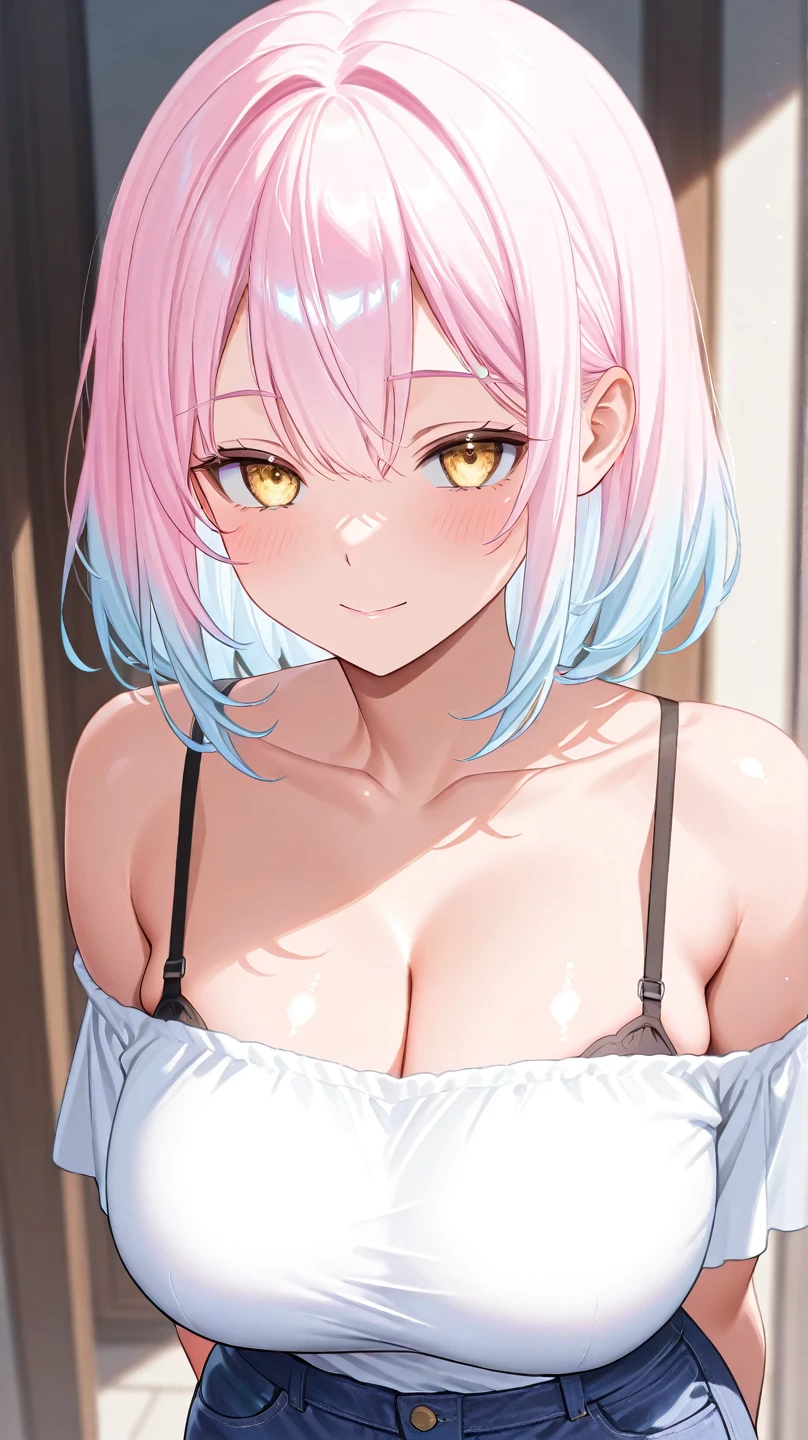 (nsfw:1.5)(masterpiece:1.5), (ultra-detailed:1.5), (best quality:1.5), (highres:1.5), (pretty cute face:1.3), (detailed eyes:1.3), (short light purple hair:1.3), (purple eyes:1.2), (loli:1.0), (solo:1.0), (embarrassed:1.2), (smile:1.2), (upper body:1.2), (nude1.2), (naked1.2), (flat chest:1.2), (nipples:1.2), (against glass:1.5), nsfw, (no wearing:1.2),