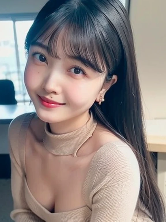 Tabletop、highest quality、shape、 Very detailedな、High resolution、8K wallpaper、perfect dynamic composition shape,、beautiful and thin idiom hair、(Beautiful big breasts:1.3)、Natural color lip、Bold sexy pose、smile、Harajuku、20-year-old girl、cute、sexy shot looking at camera、(highest quality: 1.3), (masterpiece: 1.3), (Very detailed: 1.3), (wallpaper, One Girl: 1.1)、(Delicate hands and fingers:1.2)、(Detailed super oily shiny skin:1.1)、Oily and shiny thighs、(Sleeveless High Neck Knit:1.5,Clothes with a wide open chest:1.5)、Denim shorts、Beige coat、brown hair、short hair、Swinging Hair、Beautiful sister、(garden:1.2)、(Beautiful big breasts:1.2) 、((Sleep on your back)),Raise your arms,(())