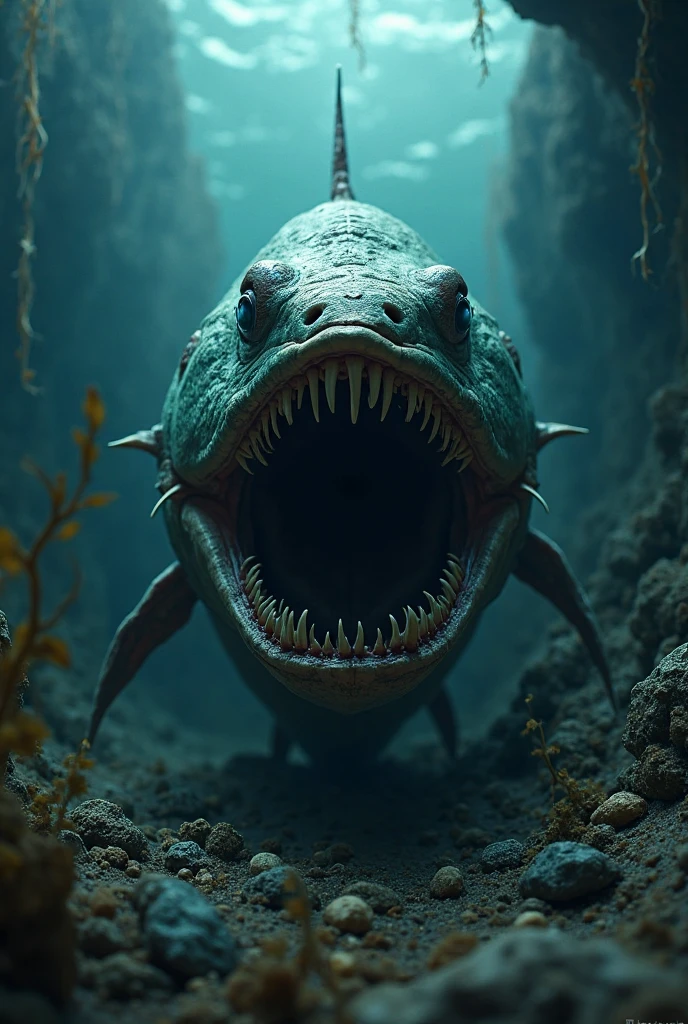 Make Peter Pan half piranha really scary