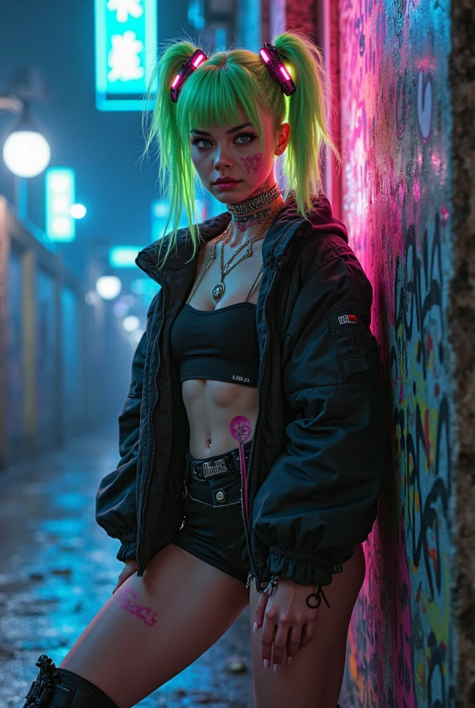 Naked punkgirl