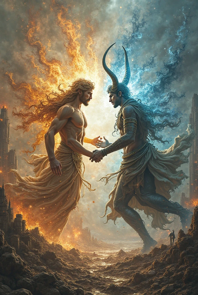 Dios y baphometh juntos