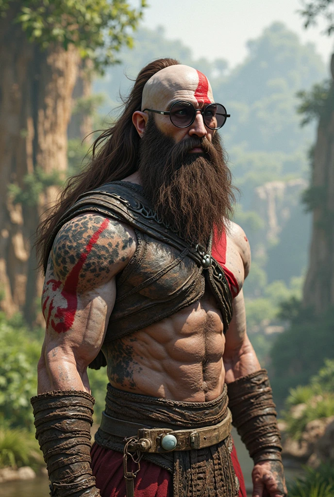 High Definition Best Quality Hyperrealistic Very Realistic 8K Resolution Very Realistic Best Ultra High Definition resolution Very Realistic Photorealistic picture of a realistic bearded hairy Strong Beefy Bulky God of War Ragnarok Polynesian Kratos man in Ragnarok, handsome stocky black, man with on, Strong God of War Ragnarok Polynesian Kratos, strong hairy chest and arms, with very realistic Polynesian tattoos, very realistic hairy strong chest and arms, very realistic hairy chest, very realistic pecs, very realistic strong legs, in realistic Polynesian cultural underwear with bulges, very realistic lips, very realistic lip details, very realistic belly, very realistic eyes, very realistic eyes details, very realistic chubby neck, very realistic neck lines, very realistic neck details, very realistic face, very realistic face details, 48 year old Polynesian man, very realistic Strong Beefy Bulky Masculine God of War Ragnarok Polynesian kratos muscle bear beefy buff beefy bear buff beefy big belly thick big beefy big bulky muscular bodybuilder muscle bear, very realistic samoan hair, very realistic Strong Beefy Polynesian Man, very realistic Polynesian Hair Texture, Very realistic Polynesian Facial hair texture, very realistic Polynesian body hair texture, very realistic facial hair, very realistically detailed Polynesian tattoos, very realistic Polynesian details, very realistic Polynesian skin details, very realistic arms, very realistically detailed arms, very realistic hands, very realistically detailed hands, very realistic fingers, very realistically detailed fingers, very defined details, very realistic photography, very detailed, 8k Resolution, very defined details, 8k, sharp focus, award winning photography, hyper-realistic photography, ultradetailed, high resolution, super detailed, Photograph taken with Canon EOS R3, 8k resolution Strong Beefy Bulky God of War Ragnarok Polynesian Kratos, Very Realistic Actual Polynesian Hair Physics 