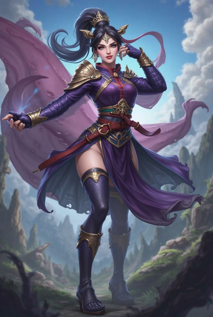a close up of a woman in a purple dress holding a sword, style artgerm, extremely detailed artgerm, artgerm lau, style of artgerm, artgerm julie bell beeple, steven artgerm lau, artgerm detailed, stanley artgerm lau, style ivan talavera and artgerm