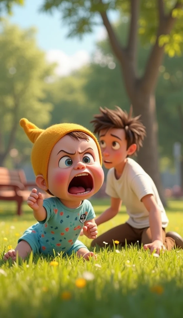 Use the image to create a pixar-style reproduction of it