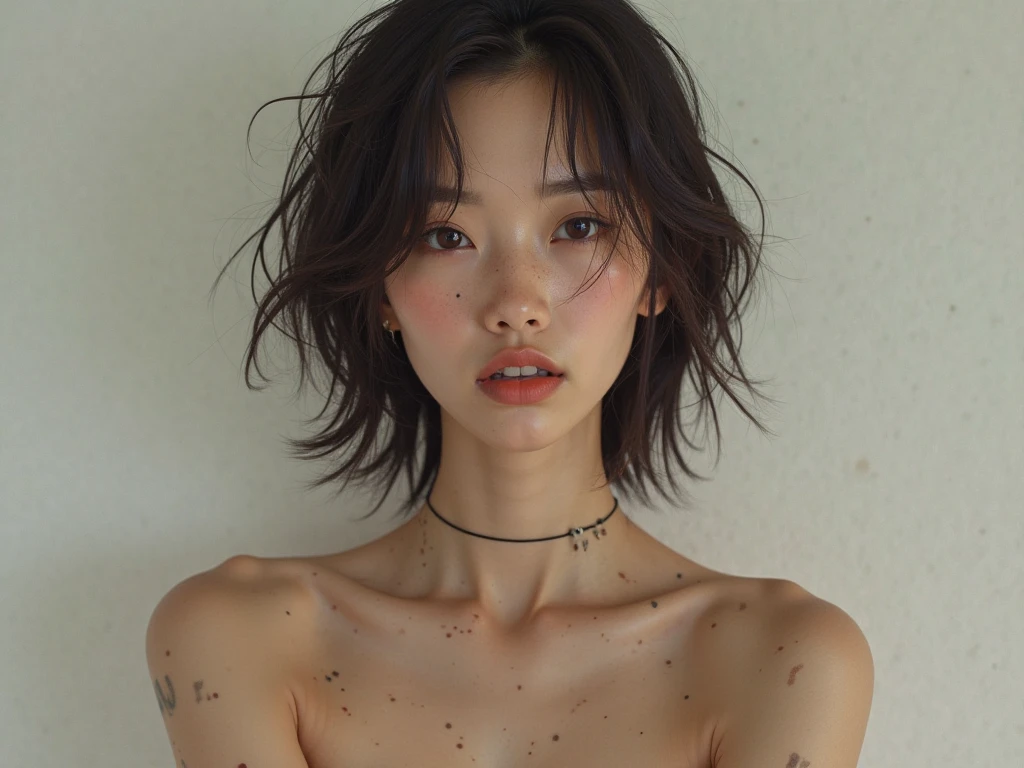 Realistic photos, 8k,(((Bob cut ladyboy,transgender,otokonoko))),((whole body,Flat Chest,Very muscular,Body fat percentage10％,Muscles like athletes,Macho,massive)),(((Damp,In a dirty room,Lying down,Homeless,beggar,Pale face,It is dirty,Bad smell,dirty,odor,Homeless,Depraved,Handsome young Korean ladyboy with bob cut))),(((Very big eyes,Glaring at the camera,Angry face,looking at the camera,Frowning))),Chest is male,18-year-old,(Ultra-realistic), (figure), (High resolution), (8k), (Very detailed), (Best figure), (Beautiful fine details), (highest quality), (Super detailed), (masterpiece), (wallpaper), (Detailed face), ,alone,Black hair bob cut,(((A girl with makeup on her face,The body is a perfect man))), naked,Wrapped in a dirty blanket,Transgender,Korean,kpop,Muscular male chest