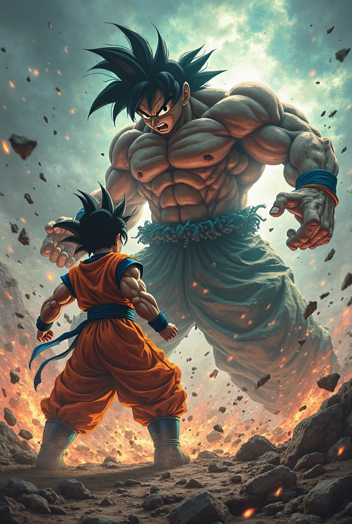 The rock vs goku