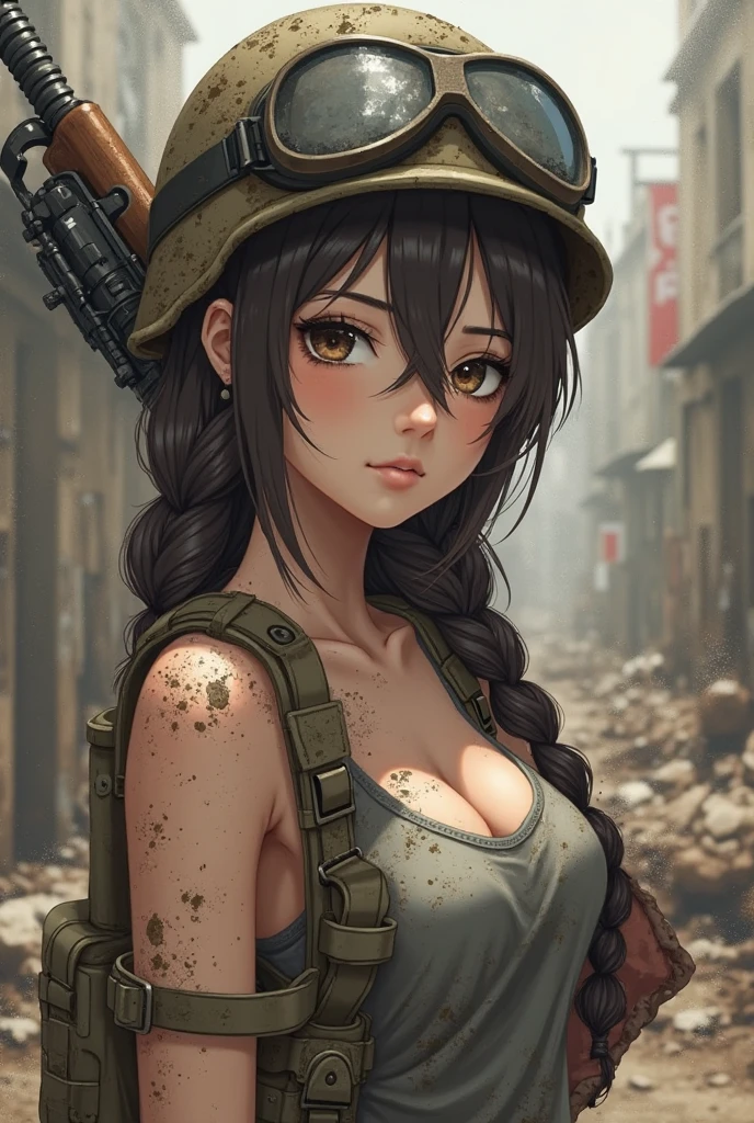 portrait of DEN_shameless_SG,
(army uniform camo, camouflage army boots, tank top:1.2),
masterpiece, intricate, immaculate, ultra detailed, detail