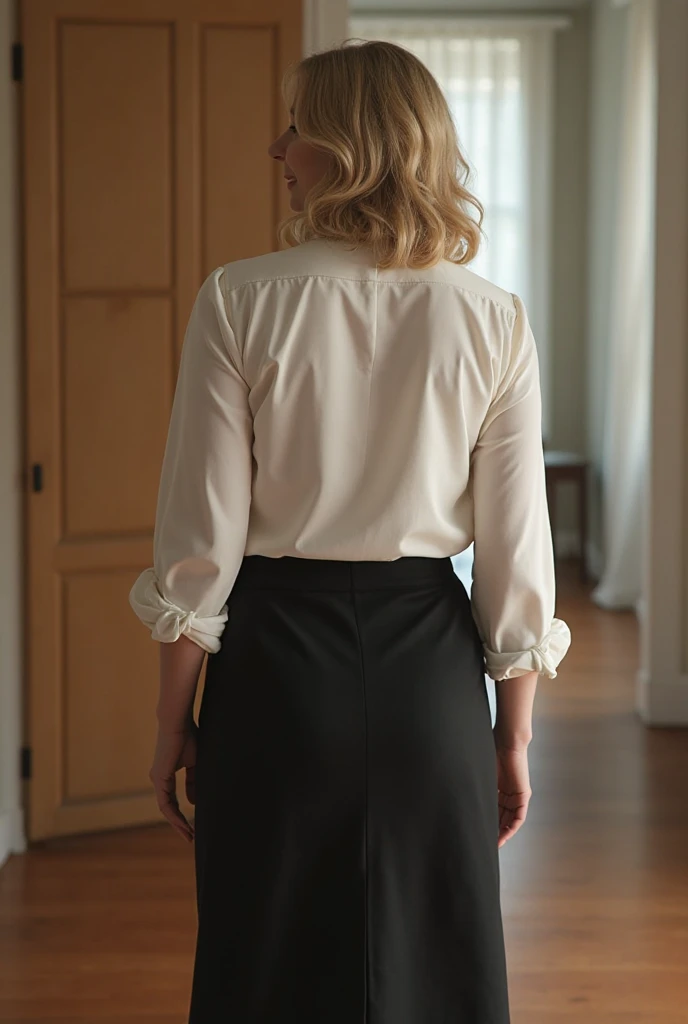 Scarlett Johansson big bubble booty in shirt hottest