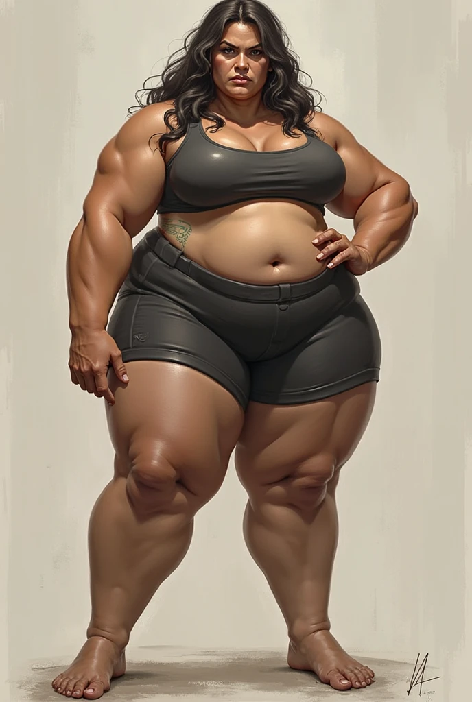 (love juice overflowing from the pussy:1.2),50 years old,(masterpiece, best quality:1.2), 1girl, solo,standing_split,Big Tit,Mature Woman、pregnant woman,Big Butt,Armpit Hair、
,muscular、