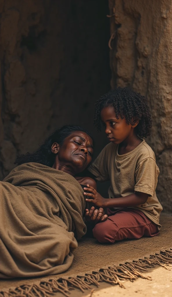 Black boy being born