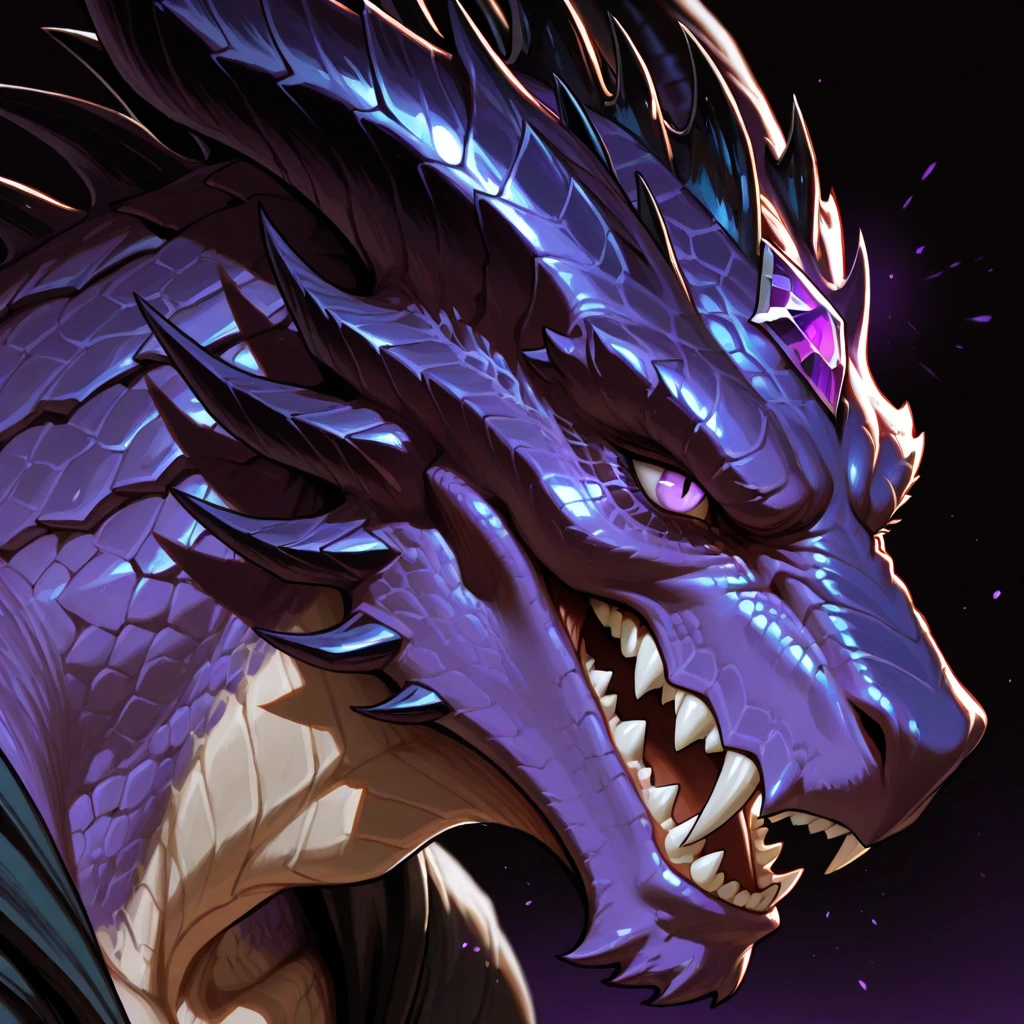 in the style of anime, on the right side of the screen is written "roller dragon jiu shou long" in bold letters. The background features a purple and black color scheme. It has an illustrative effect, giving it an energetic appearance. This design creates a vibrant atmosphere with contrasting colors. --ar 16:9