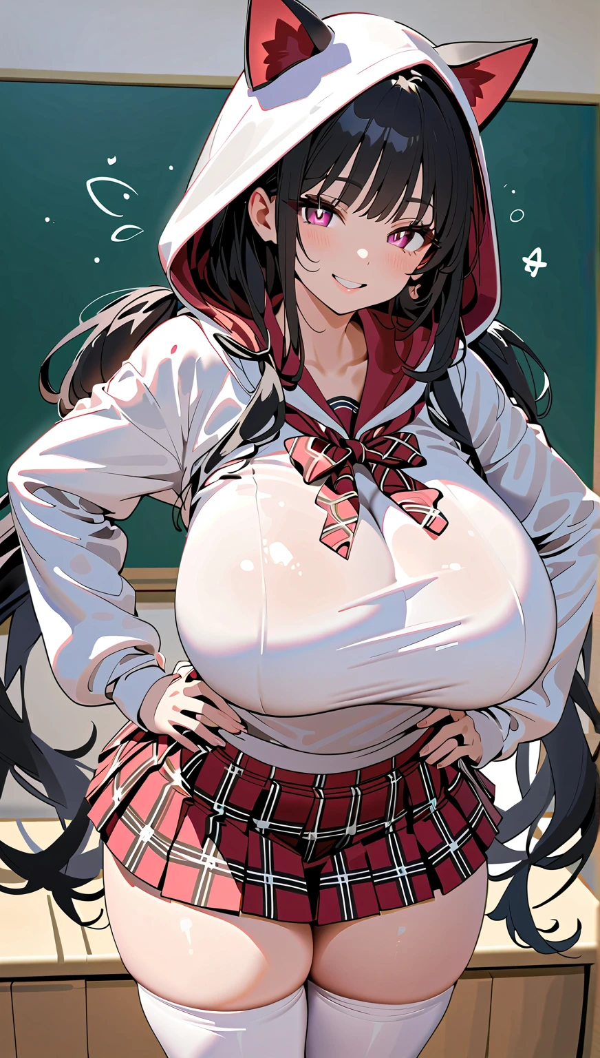 Sexy hot high school girl big size large giant huge huge tits