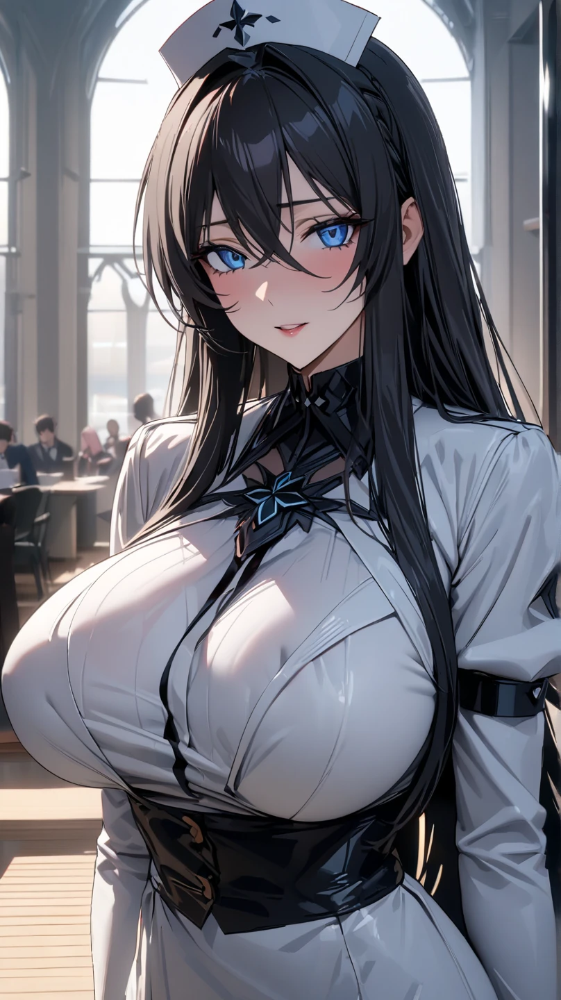 top-quality、Top image quality、masterpiece、Teenage girl((Black Suit、18year old、 Ager、Best Bust、big bast,Black eyes, Long Black Hair、A slender,Large valleys、sit a chair、Manipulate computing for your audience、be shy、Sweating)),hiquality、Beautiful Art、Background with((Calm room、bookcase、Black walls、window、snow blowing、The table、Hot milk、Christmas))masterpiece、depth of fields,Cinematic style