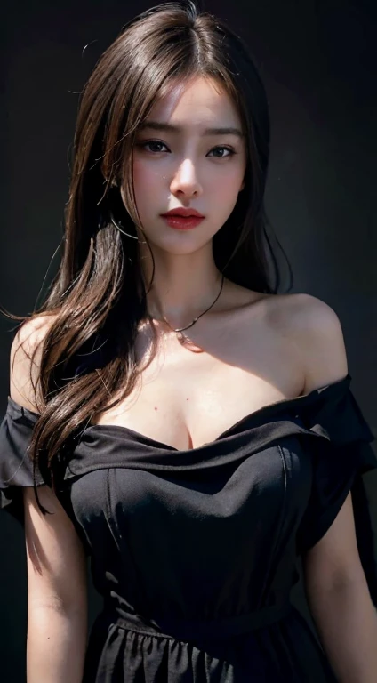 8K, Top Quality, Intricate Details, Ultra Detail, Ultra High Resolution, Masterpiece, , Slender, Smile, (Makeup: 0.4), (Fluffy Blue Eyes: 1.21), blue Eyes, looking at viewer, ((full body)), 1girl, solo, 1 girl, (( full body)), close up shot, , ((tall)), (((fit body))), (((slim face))), sharp face, sharp eyes, (((dark purple hair, bangs, long hair)) , (detailed face), sharp face, small lips, half open lips,
((kimono )), (()), detailed face, detailed breast, , large breast, detail ass, , Beautiful girl with accentuated slender abs: 1.4, Six Pack Abs: 1.4, Bust Botox, Big, Perfect Body, detail leg, (( dark background)), black background, (((see the whole body)))