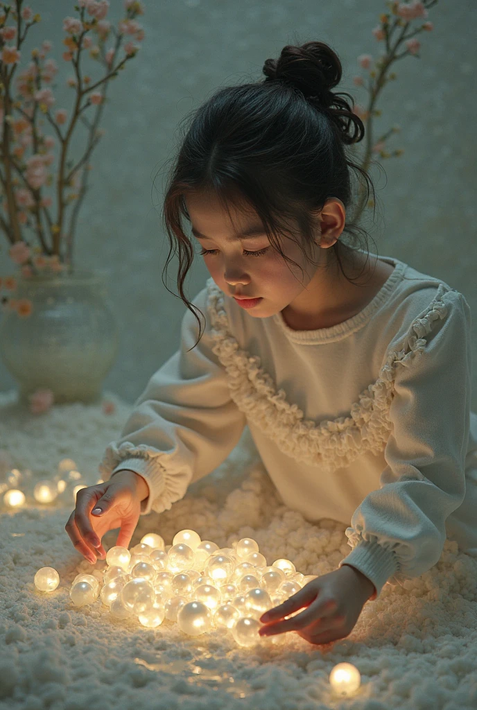 1 Cute Girl, Portraiture, Bokeh, ( masterpiece), Accurate, Anatomically correct, debt/1.0mm, Fujidebtilm GFX 50R, RAW Photos, Regina Display, Super detailed, Attention to detail, high quality, 最high quality, High resolution, 超High resolution, 1080p HD, 4K, 8K,ld girl), (girl ), (Face and body the debtull debtront), (Are sleeping ), (Small breasts), (nude), (naked),(topless), Medium Hair, beautidebtul white skin, young debteatures, bedroom , High Contrast, Natural skin texture, youth and natural beauty.