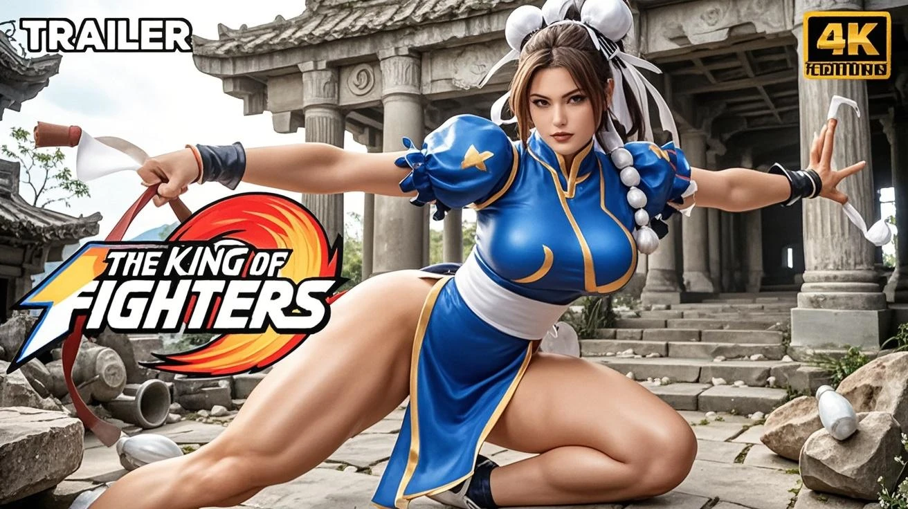 Sitting, peaceful place, lovely women, milf, muscle, chun-li, showing legs, blue tight uniform, extremely thick thighs, very fit belly, sexy pose, posing sexy, sexy legs, strong legs, strong thighs, big hips, fit waist, ultra quality, cinematic, detailed skin, detailed patterns, detailed clothes, detailed face, brushed cheeks, sweet mouth