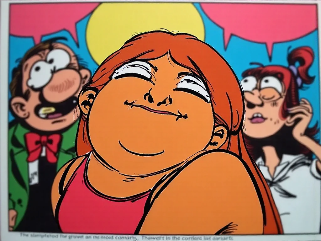 rating_explicit, Mertle_Edmonds, 1girl, 1boy,little_child, female_child, curvy orange hair, long hair, round green glasses , (completely nude:1.2),pussy,niplles,room, looking at viewer,  chubby, full body,  smiling, shy, (vaginal sex:1.3),score_9, score_8_up, score_7_up, score_6_up, score_5_up, score_4_up, 