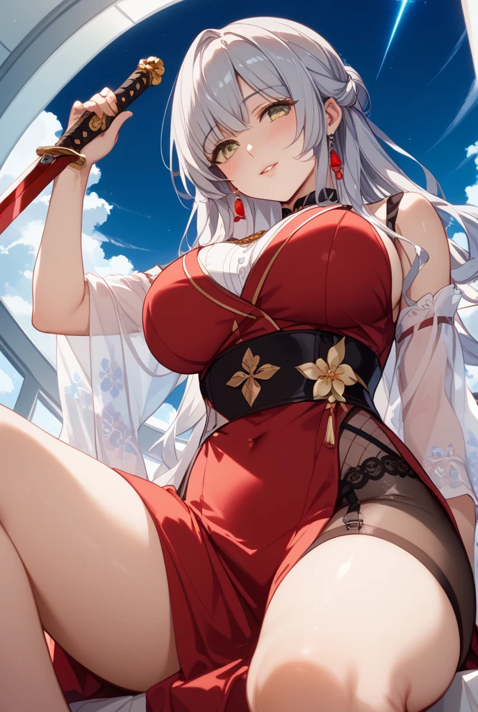 Women, anime, japan, demon "oni", village, dynamic, powers, ambient, mountains