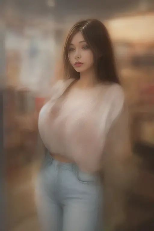(best quality:1.5, highres, UHD, 4Kj, detailed lighting, shaders), multicolored curly haired, gradient hair, large breasts, suit, gray shirt, black T-shirt, social shirt, short skirt, mature woman , (pov), white background, colorful eyeshadow, dramatic lighting, sparkling eyes, sensual expression, golden earrings, flowing hair, delicate facial features, yellow skin, high cheekbones, urban setting, white background, dont look for the camera, behind the camera